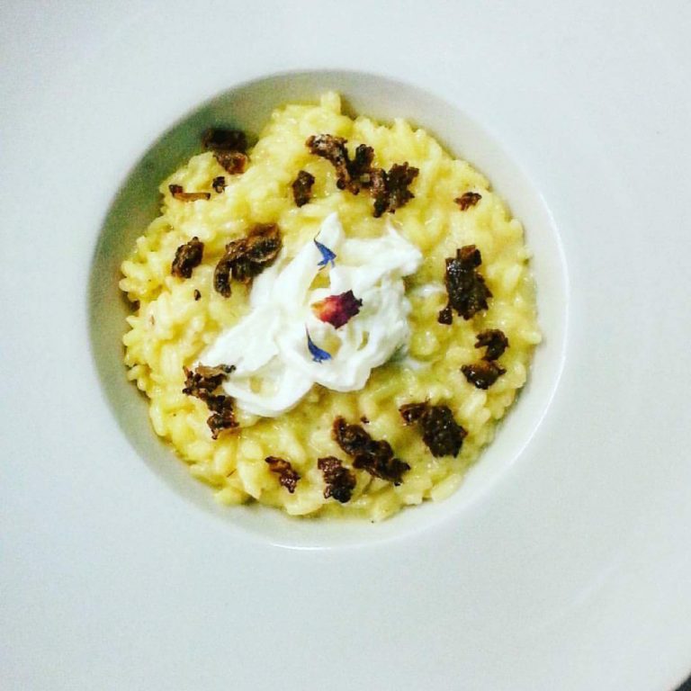 Risotto zafferano tartufo e burrata Fulvio e le sue Ricette