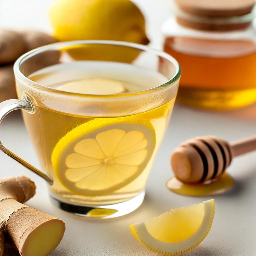 Tisana contro l’influenza : zenzero, miele e limone