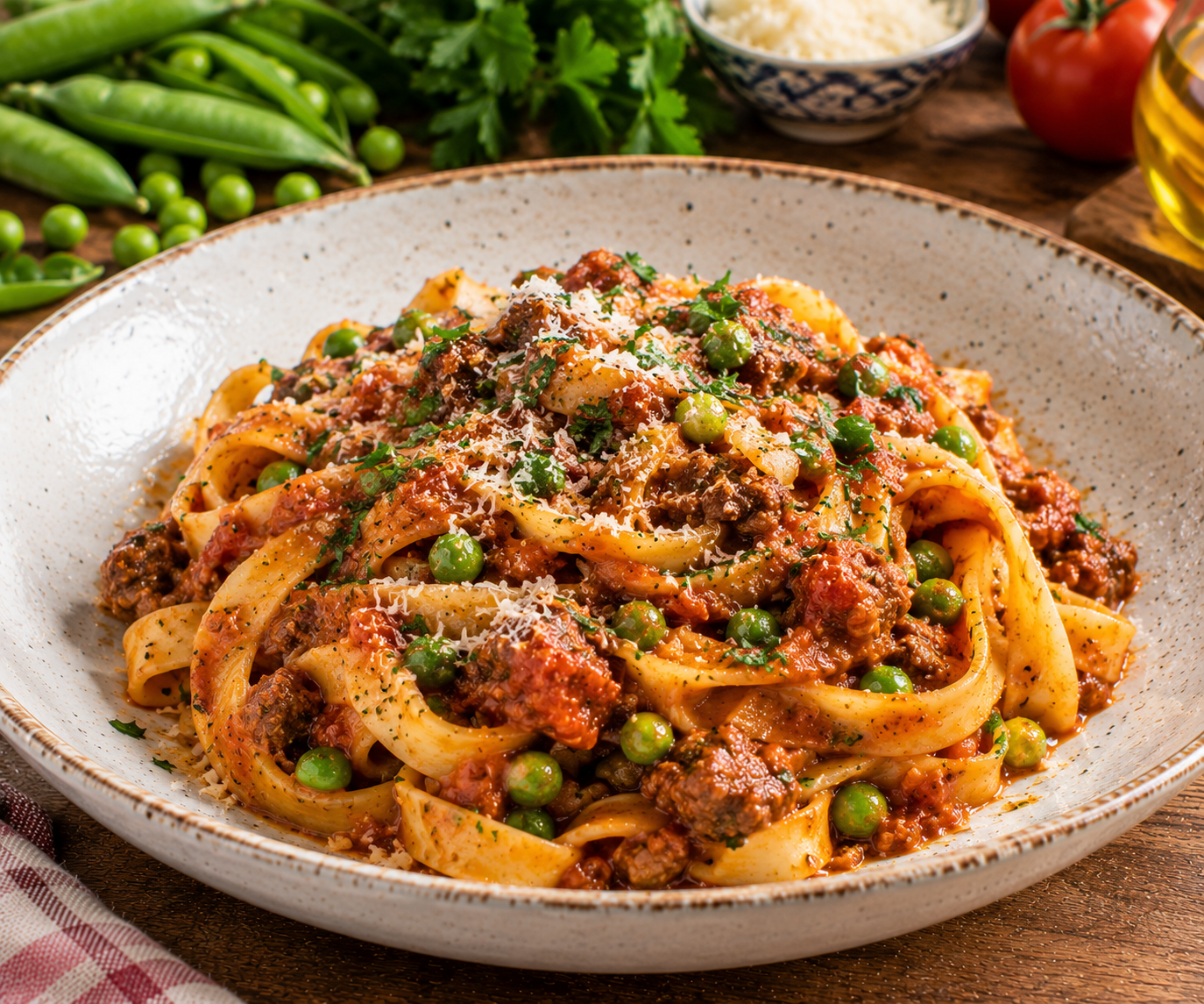 Scopri di più sull'articolo Tagliatelle al ragù siciliano