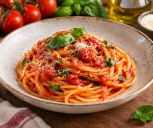 Scopri di più sull'articolo Spaghetti al pomodoro fresco