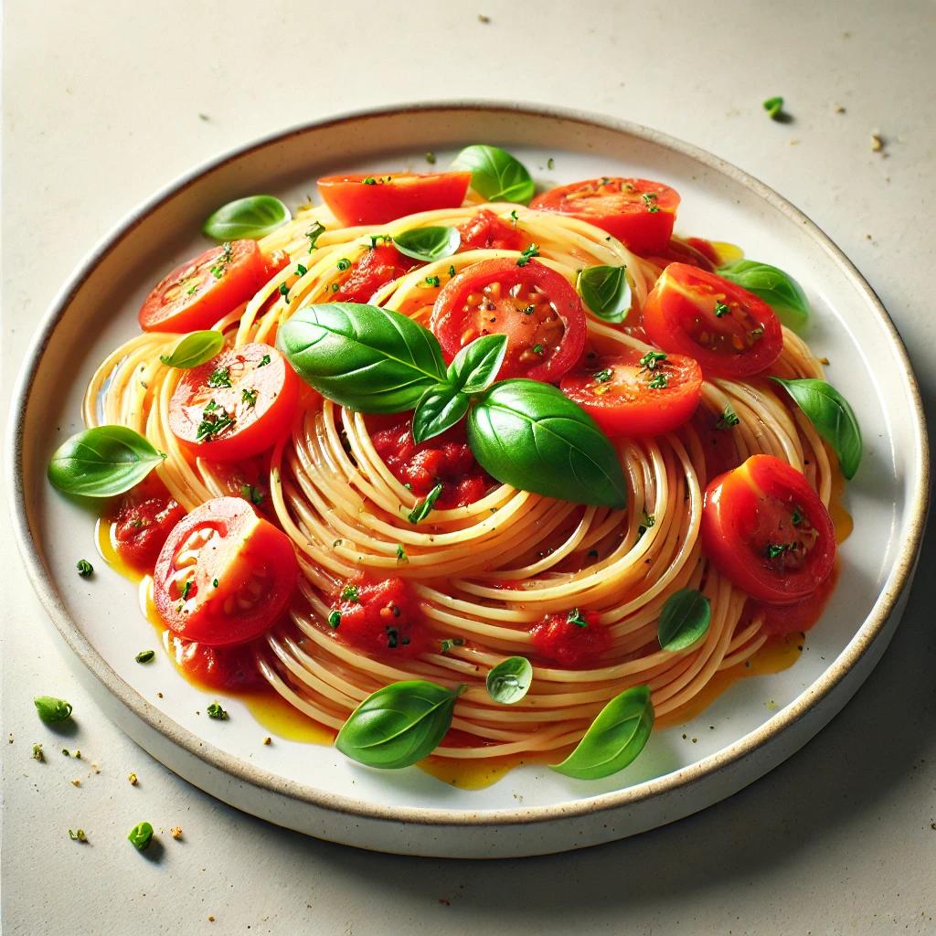 Spaghetti al pomodoro fresco